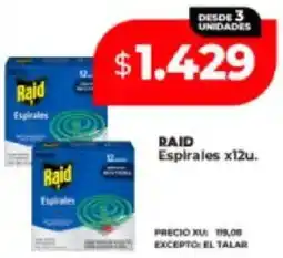 Supermayorista Vital Raid espirales oferta
