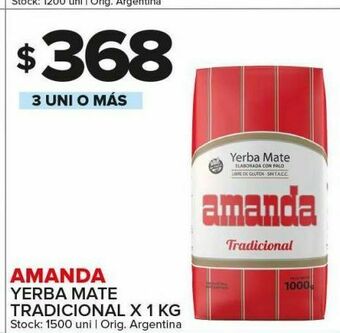 Carrefour Yerba mate amanda oferta