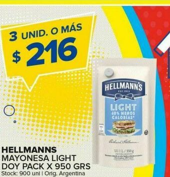 Carrefour Mayonesa hellmann's oferta