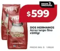 Supermayorista Vital Dos hermanos arroz largo fino oferta