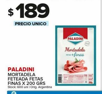 Carrefour Mortadela paladini oferta