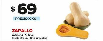 Carrefour Zapallo anco x kg oferta