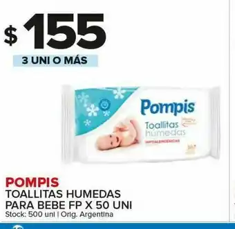 Carrefour Toallitas humedas pompis oferta