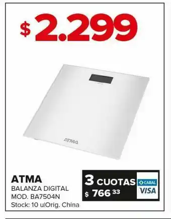 Carrefour Balanza digital atma oferta