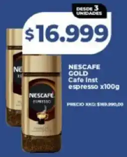 Supermayorista Vital Nescafe gold cafe inst espresso oferta