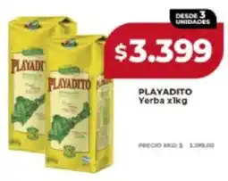 Supermayorista Vital Playadito yerba oferta