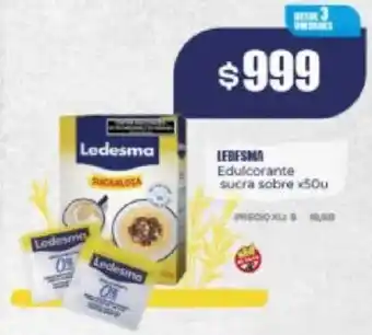 Supermayorista Vital Ledesma edulcorante sucra sobre oferta