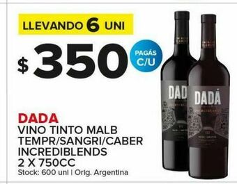 Carrefour Vino tinto dada oferta