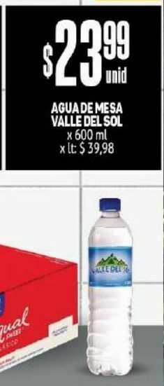Makro Agua de mesa valle del sol oferta
