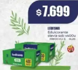 Supermayorista Vital Ledesma edulcorante stevia sob oferta