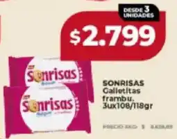 Supermayorista Vital Sonrisas galletitas frambu. oferta