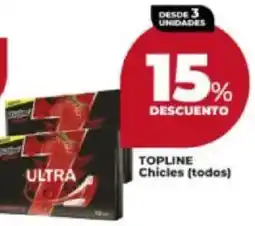 Supermayorista Vital Topline chicles oferta