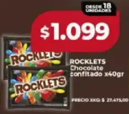 Supermayorista Vital Rocklets chocolate confitado oferta