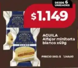 Supermayorista Vital Aguila alfajor minitorta blanco oferta