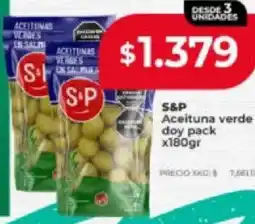 Supermayorista Vital S&P aceituna verde doy pack oferta