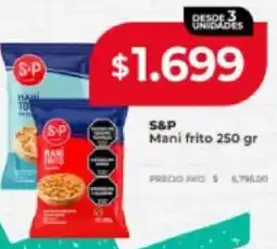 Supermayorista Vital S&P mani frito oferta