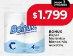 Supermayorista Vital Bonux papel higienico blanco h/s oferta