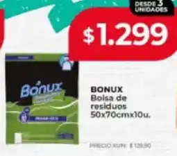 Supermayorista Vital Bonux bolsa de residuos oferta