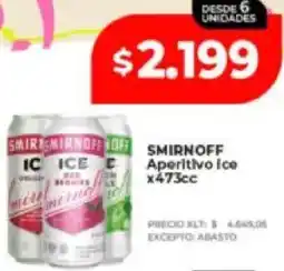 Supermayorista Vital Smirnoff aperitivo ice oferta
