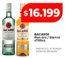 Supermayorista Vital Bacardi ron oro/blanco oferta