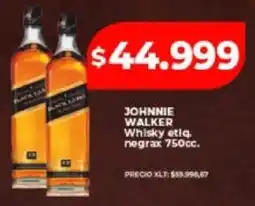 Supermayorista Vital Johnnie walker whisky etiq. negra oferta
