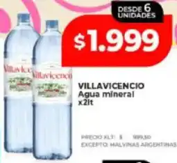 Supermayorista Vital Villavicencio agua mineral oferta