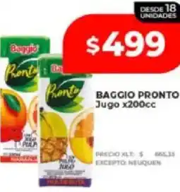 Supermayorista Vital Baggio pronto jugo oferta