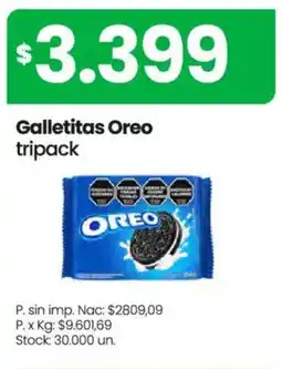 Changomas Oreo galletitas tripack oferta