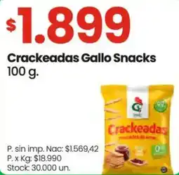 Changomas Crackeadas gallo snacks oferta