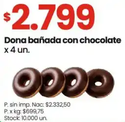 Changomas Dona bañada con chocolate oferta