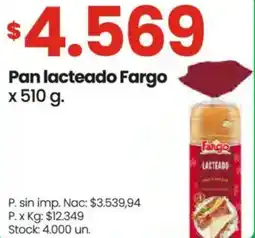 Changomas Fargo pan lacteado oferta