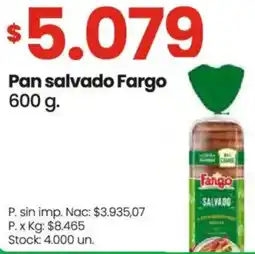 Changomas Fargo pan salvado oferta