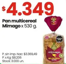 Changomas Mimago pan multicereal oferta