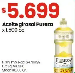Changomas Pureza aceite girasol oferta