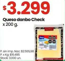 Changomas Check queso danbo oferta