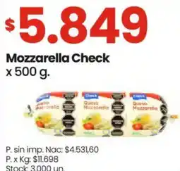 Changomas Check mozzarella oferta