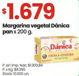 Changomas Dánica margarina vegetal pan oferta