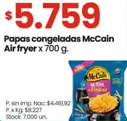 Changomas Mccain papas congeladas air fryer oferta