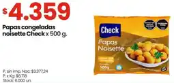 Changomas Check papas congeladas noisette oferta