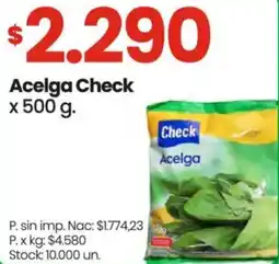 Changomas Check acelga oferta