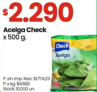 Check acelga