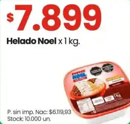 Changomas Noel helado oferta