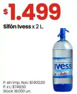 Changomas Ivess sifón oferta