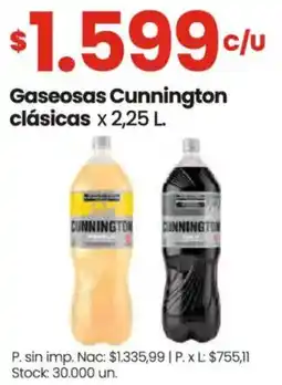 Changomas Cunnington gaseosas clásicas oferta