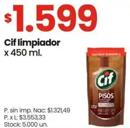 Changomas Cif limpiador oferta