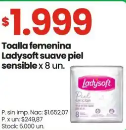 Changomas Toalla femenina ladysoft suave piel sensible oferta