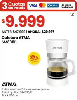 Changomas Atma cafetera oferta