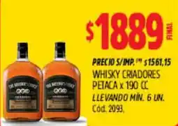 Supermercados Yaguar Criadores whisky petaca oferta