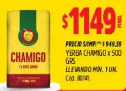 Supermercados Yaguar Chamigo yerba oferta