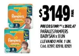 Supermercados Yaguar Babysan pañales pampers oferta